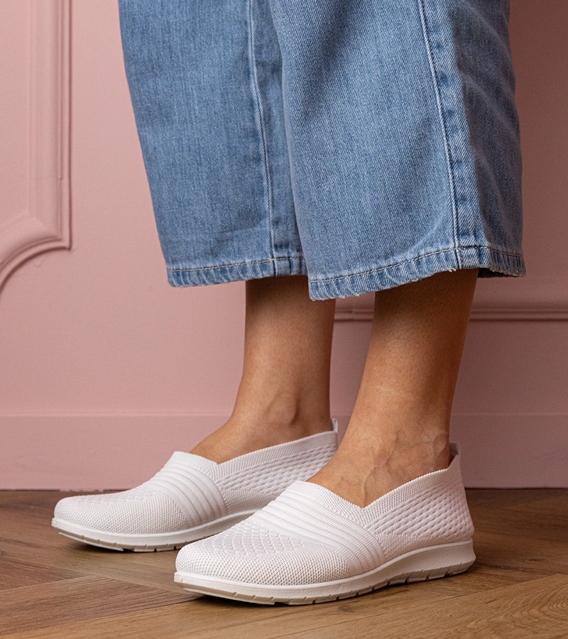 Biele dámske tenisky Makana