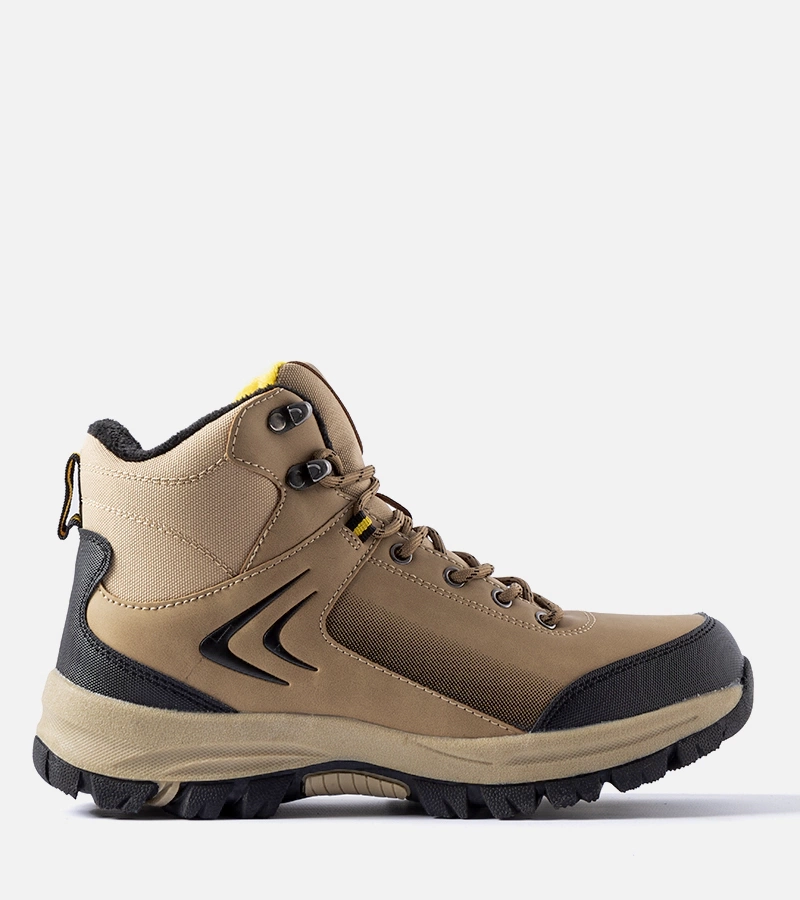 Hrejivé bežové trekové topánky Mers