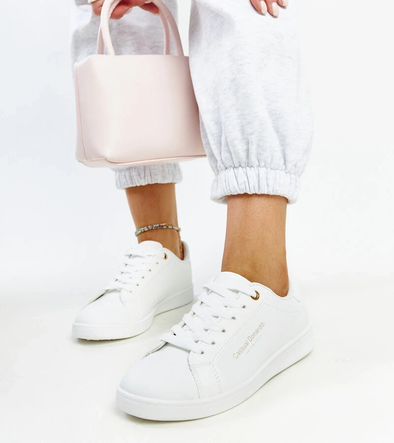 Biela tenisky z ekokože Furat