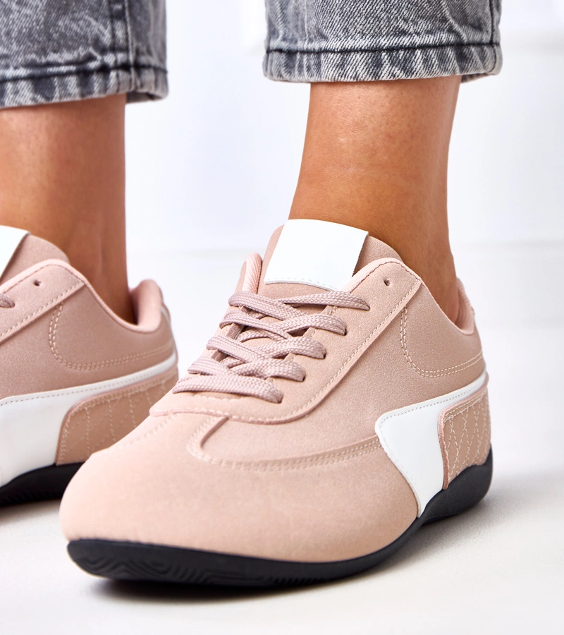 Ružové tenisky s bielym akcentom Manaar