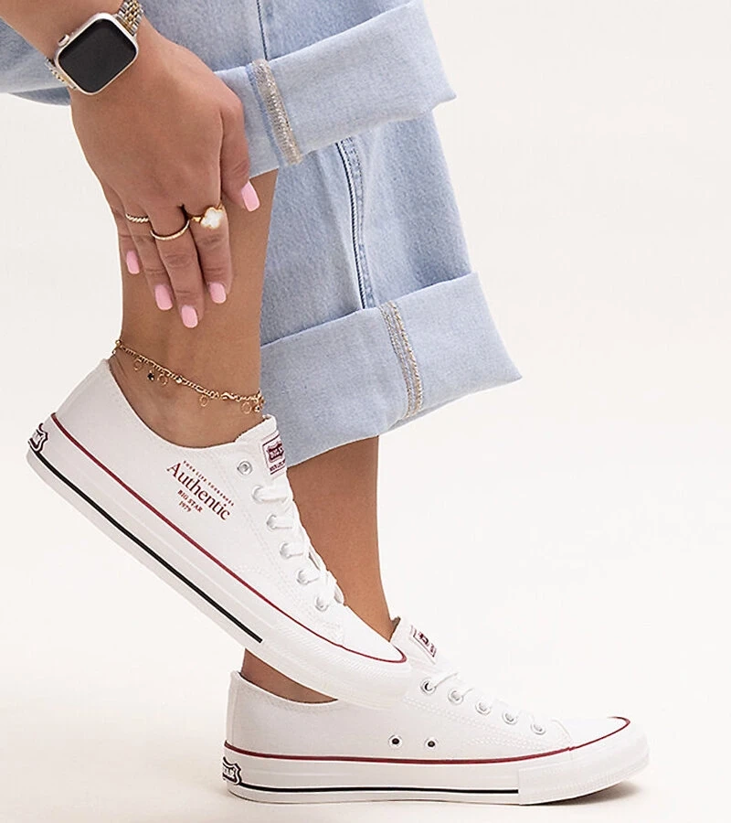 Biela tenisky Big Star NN274235