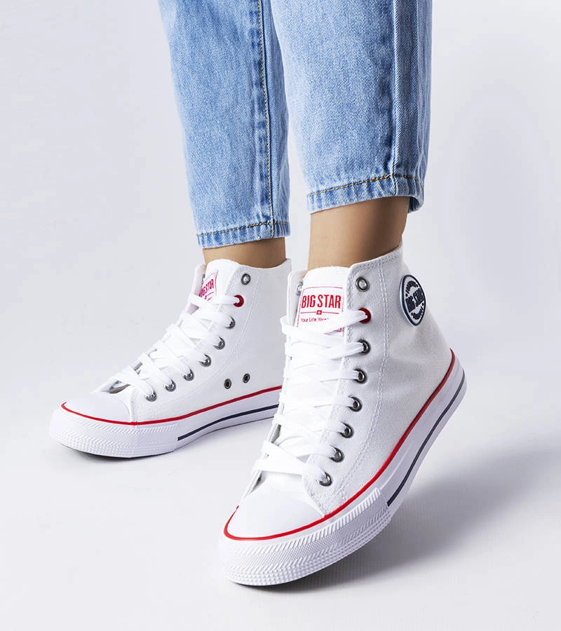 Biele členkové tenisky Big Star T274026101