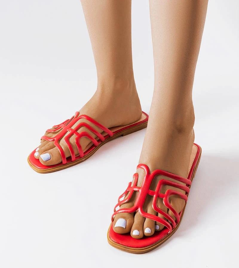 Dámske žabky Red Gandy