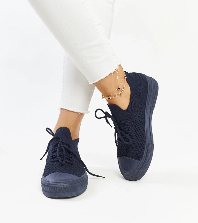 Granátové ľahké športové tenisky Senaida