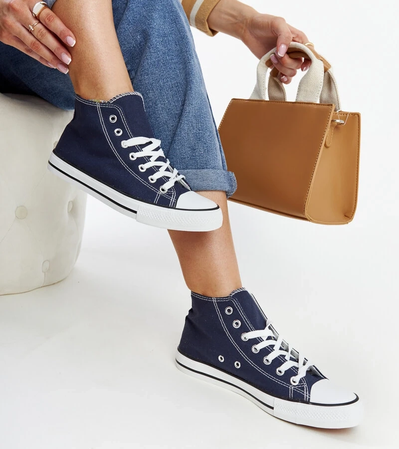 Modré vysoké tenisky Eliska