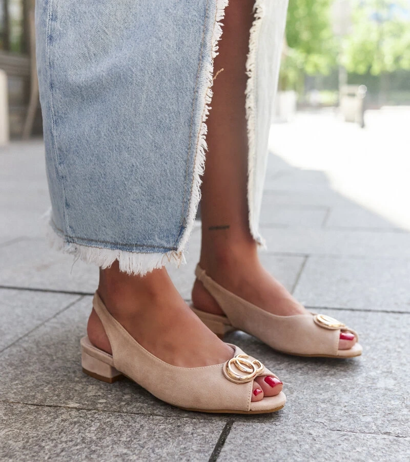 Sandały s koženou vložkou Warda