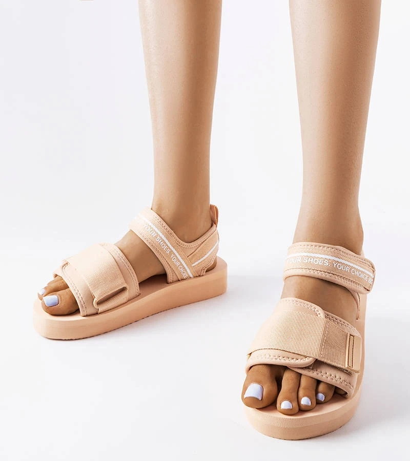 Béžové penové sandále Big Star LL274787