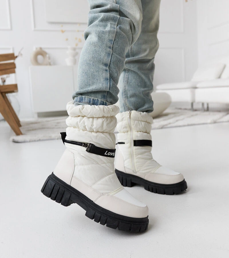 Hnedé zateplené dámske snehule Pulliam