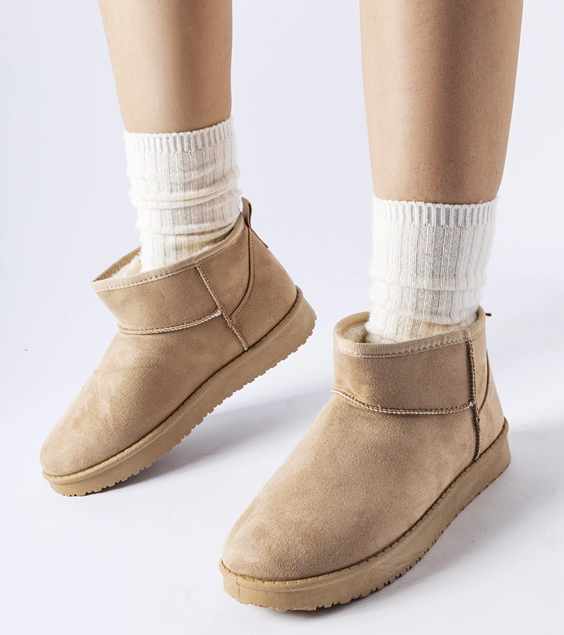 Beige zateplené krátke snehule Guglielma