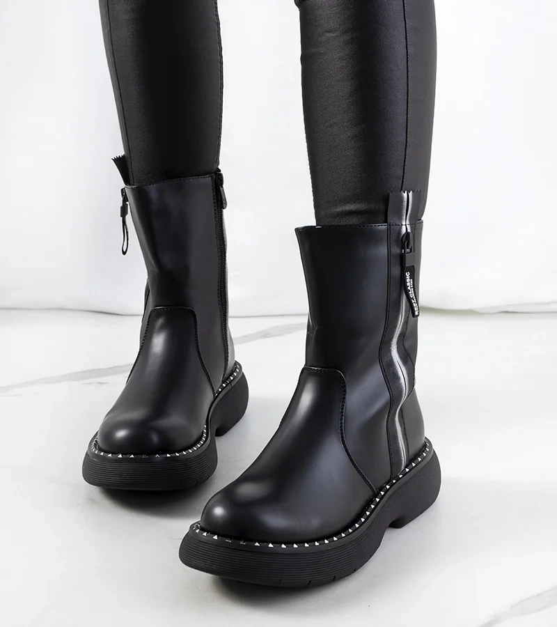 Čierna botki Manoel