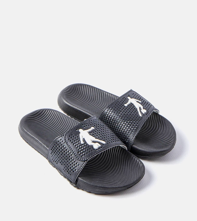 Čierne detské gumené žabky Athens