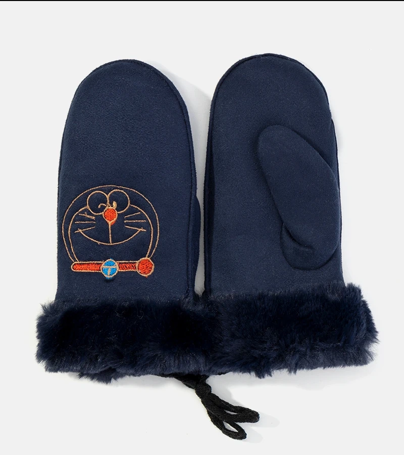 Detské rukavice Kitty v námorníckej modrej farbe