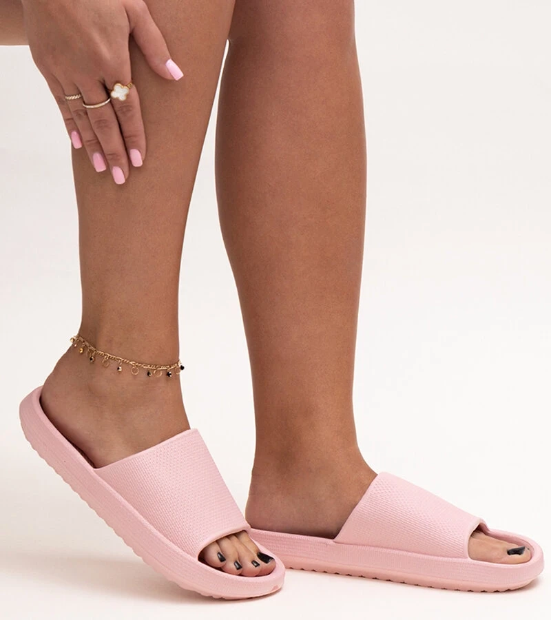 Ružové penové šľapky Ruba