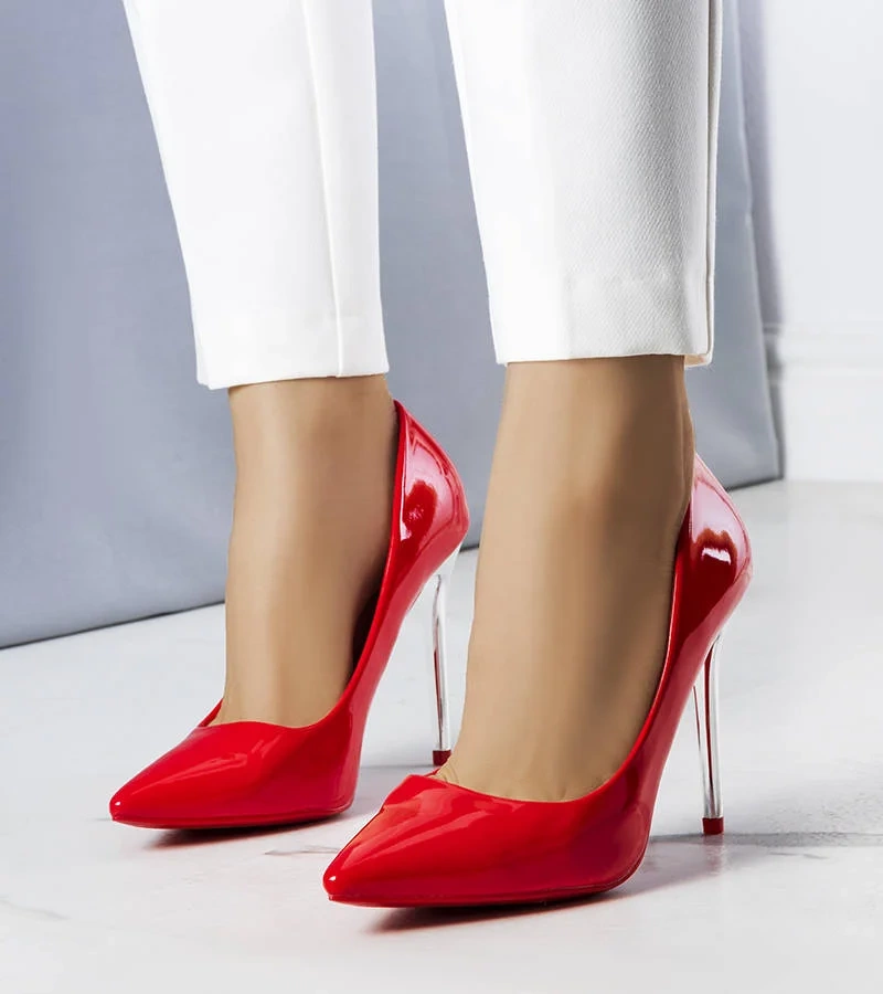 Červené lakované ihlice Xavier