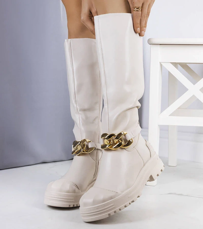 Cerreto béžové zateplené topánky