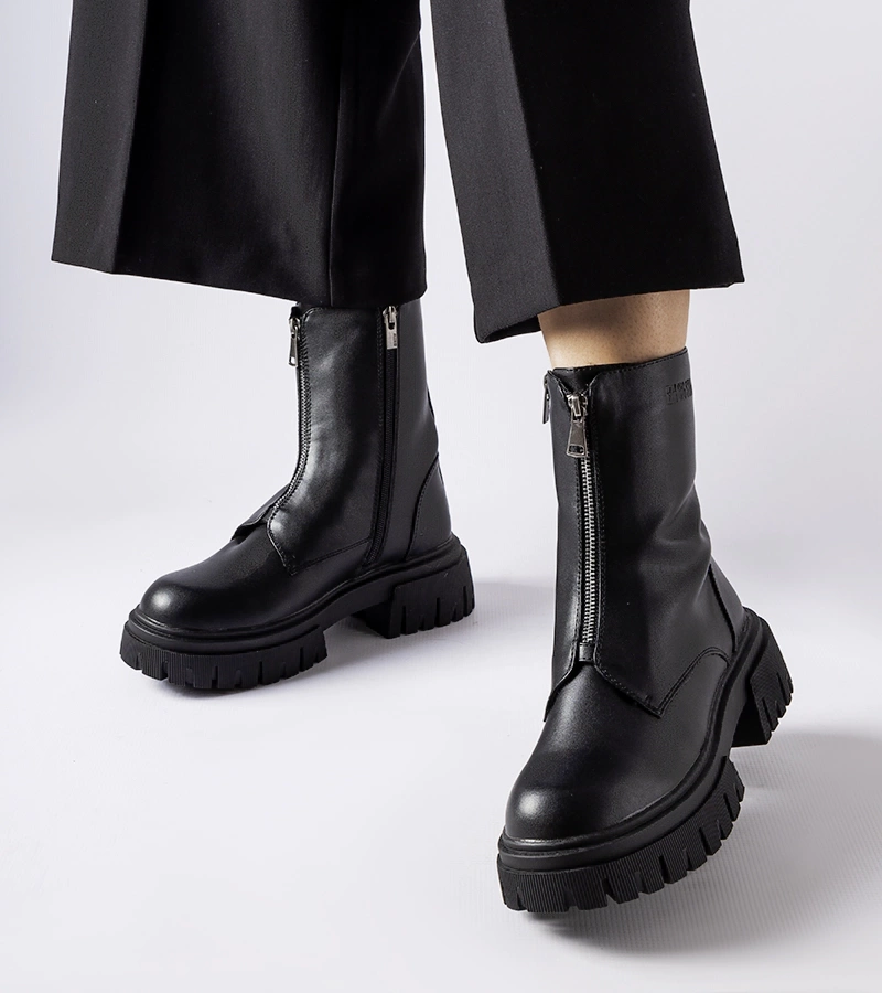 Čierne zateplené čižmy Big Star MM2745598