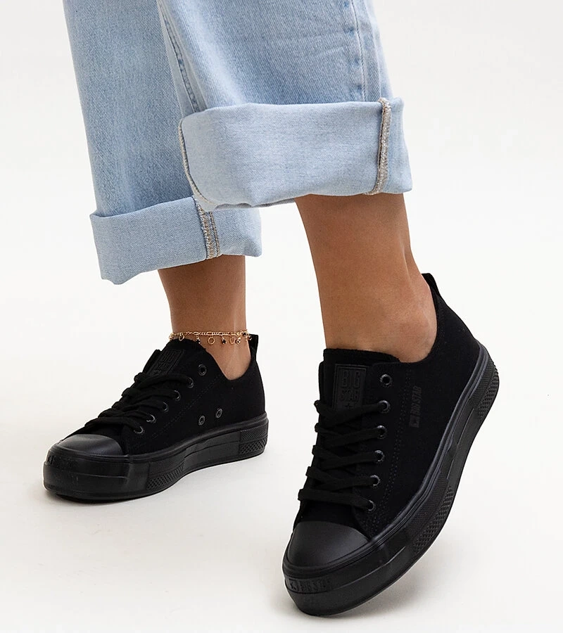 Čierne textilné tenisky Big Star NN274852