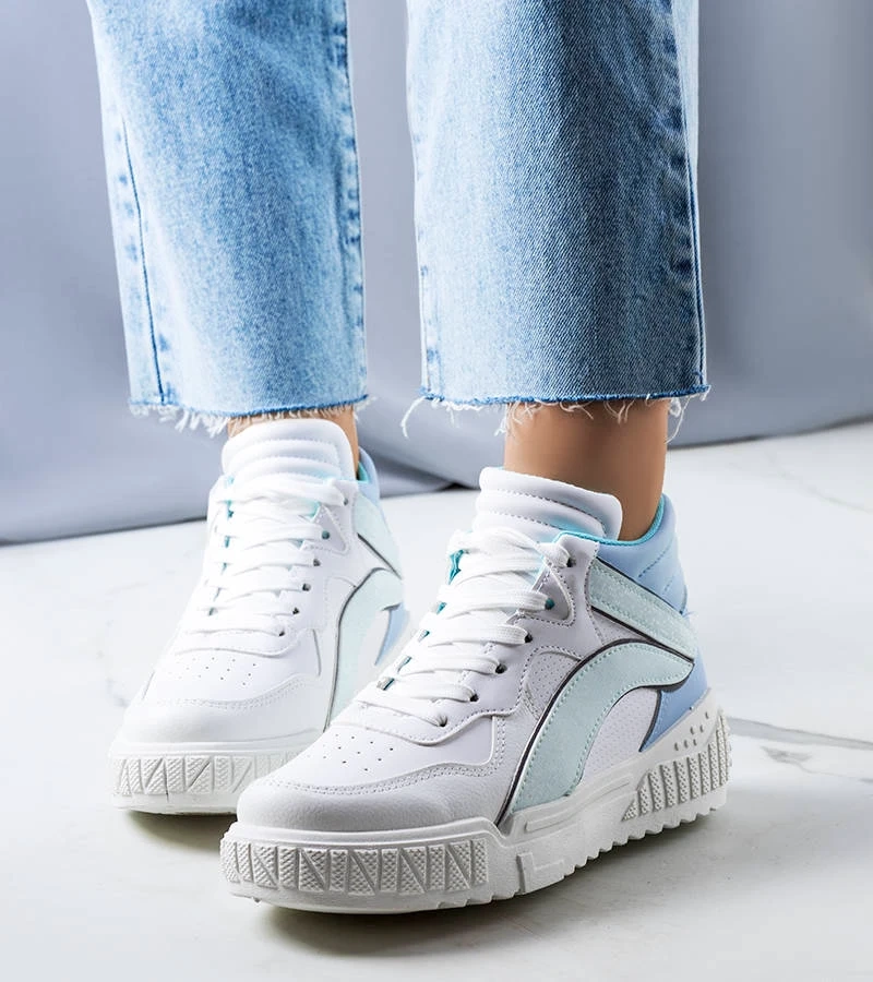 Modré členkové tenisky Clyme