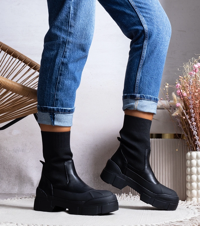 Black botki women's Conta