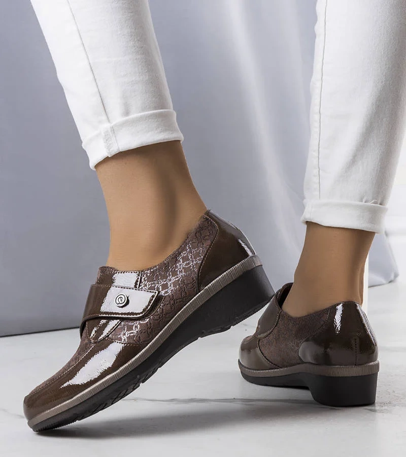 Hnedé poltopánky Drancy