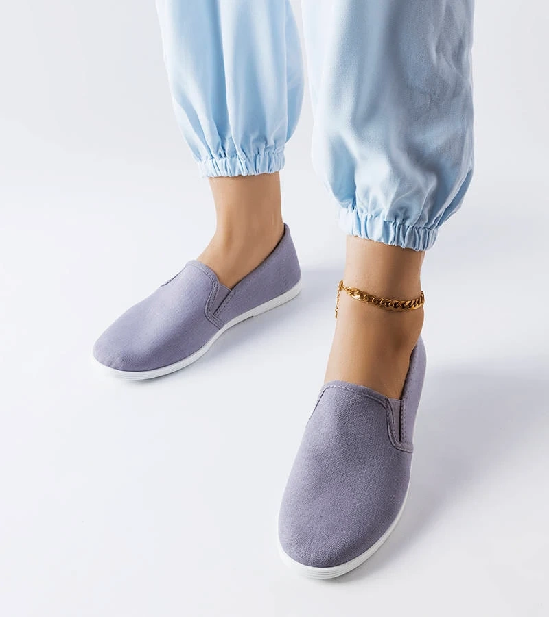 Šedé látkové tenisky Quincy