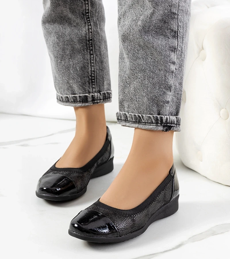 Čierne balerínky Mercer