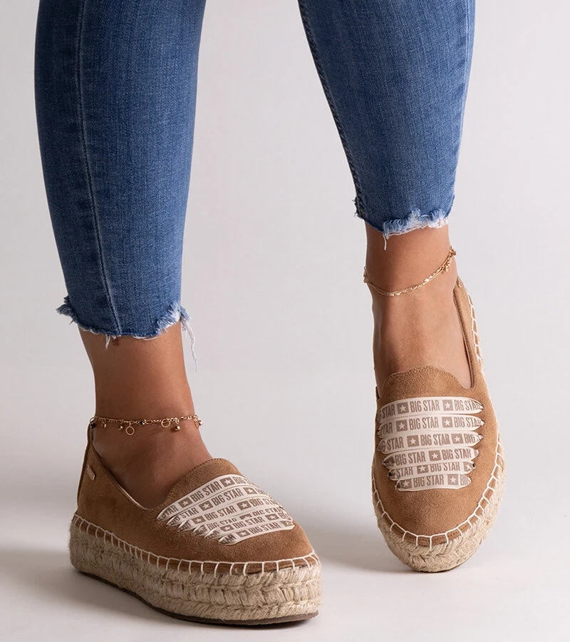 Hnedé espadrilky Big Star JJ274892