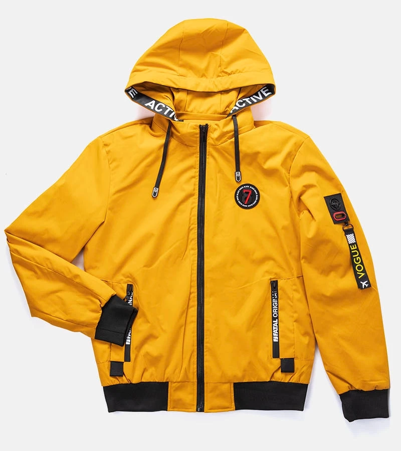 Žltá prechodná pánska bunda Tollmache