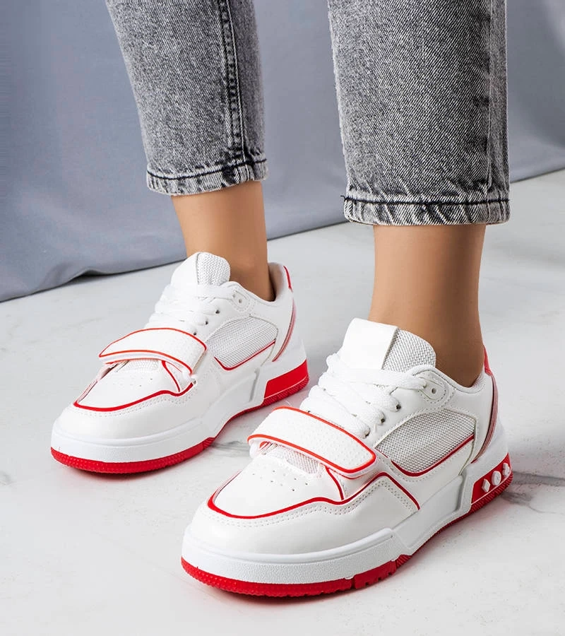 Červené dámske tenisky Ollie