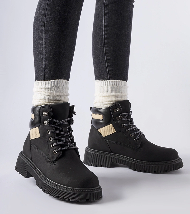 Čierne zateplené trapery Bloomfield