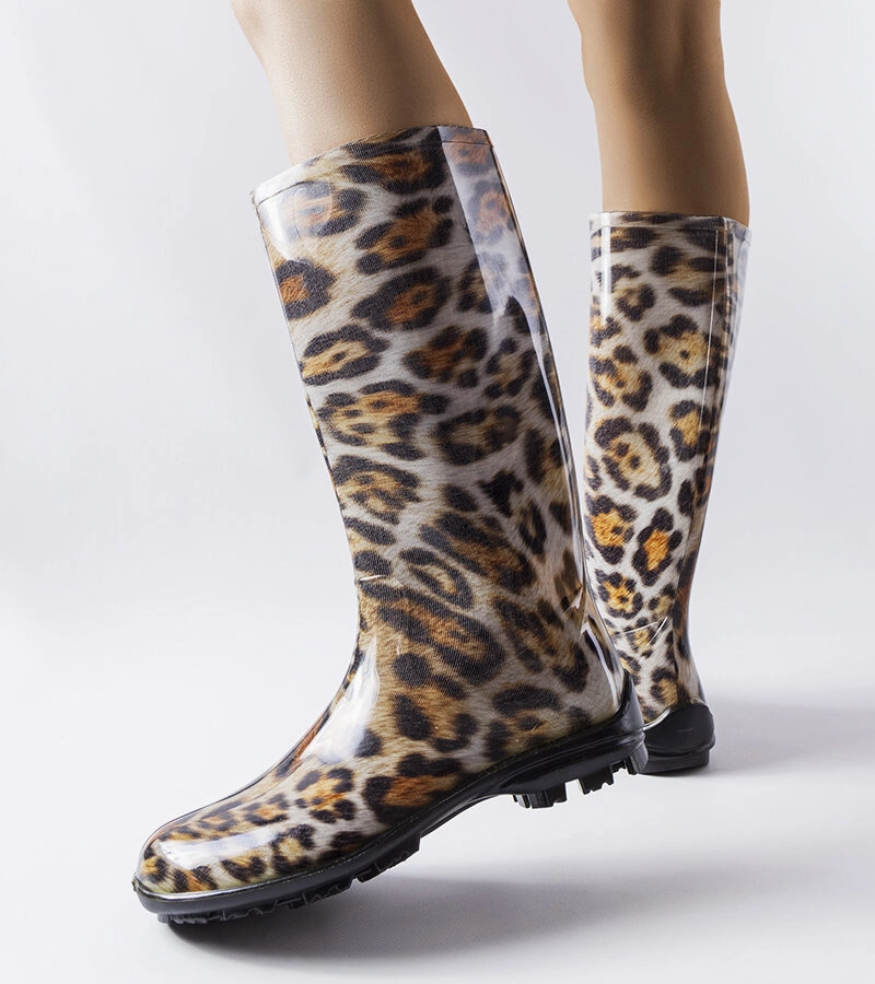 Hnedé vysoké poltopánky Pimen