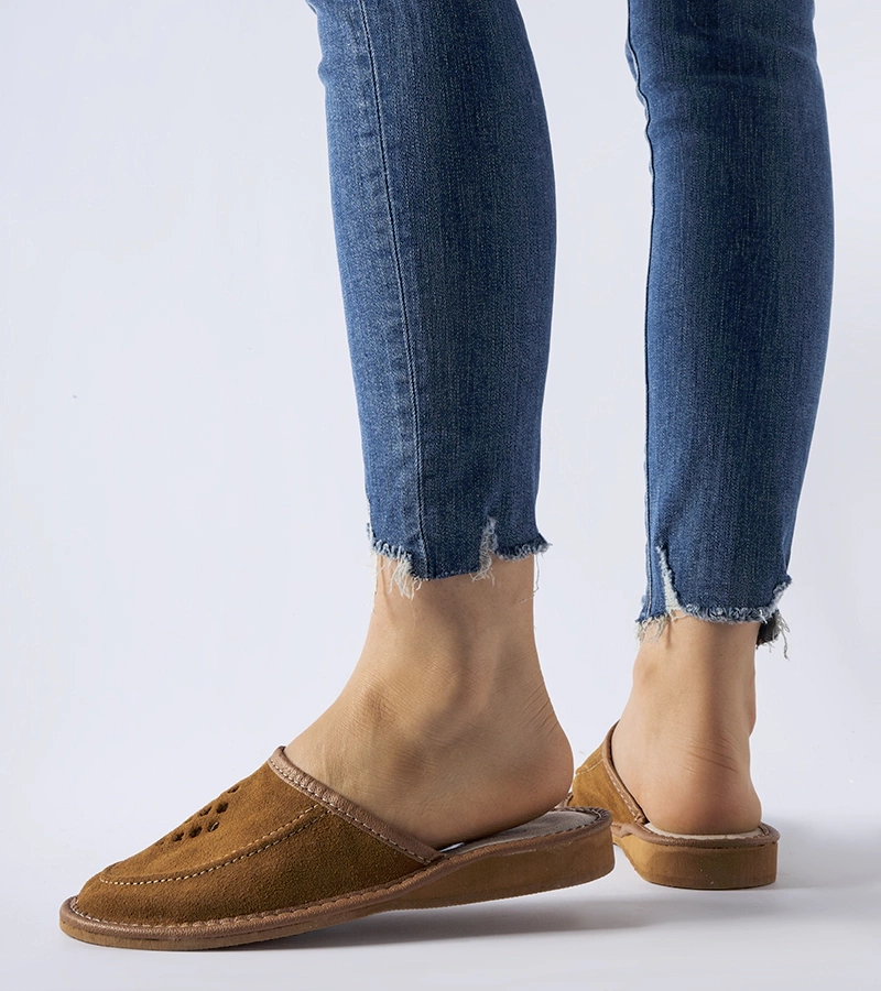 Horské hnedé pantofle Sansepolcro cena