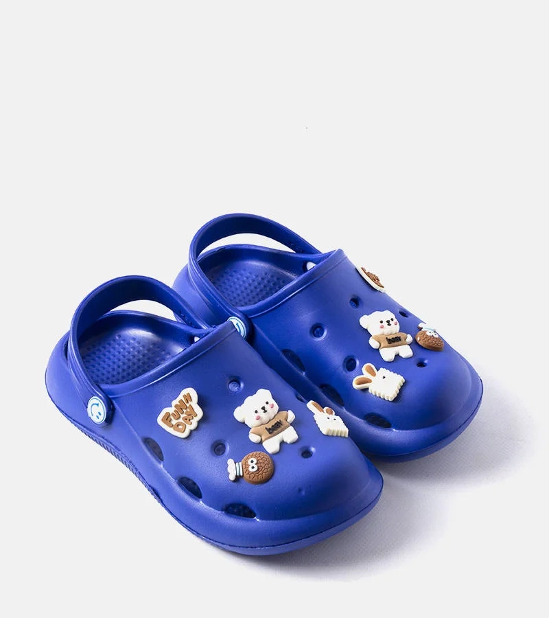 Modré žabky so zakrytým nosom Daviau