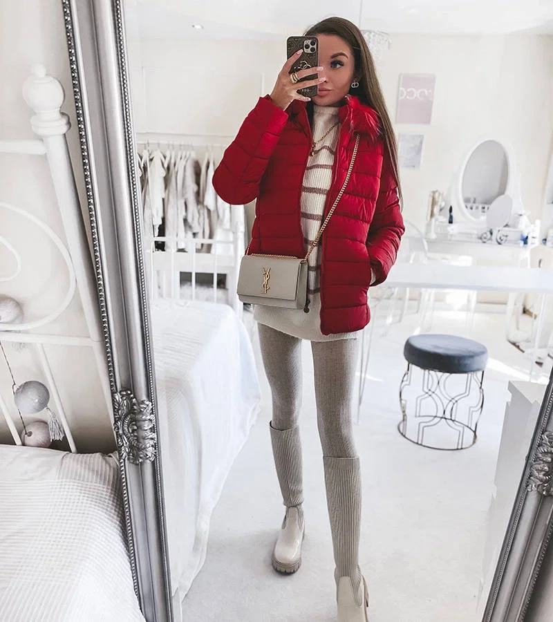 Prešívaná bunda Red Reed