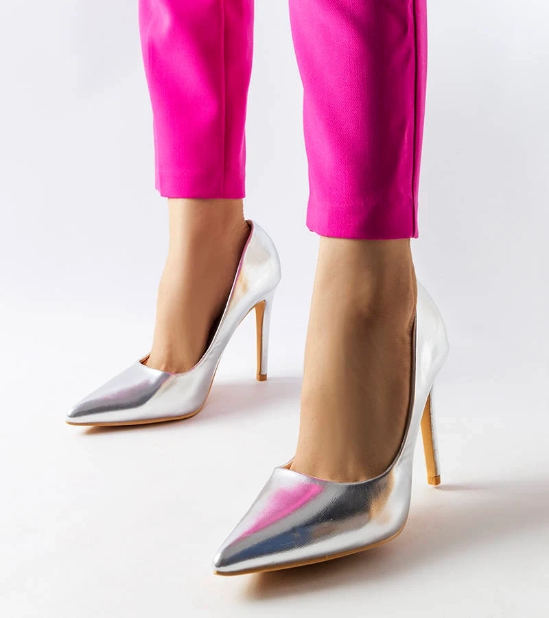 Strieborné metalické ihlice Cabell