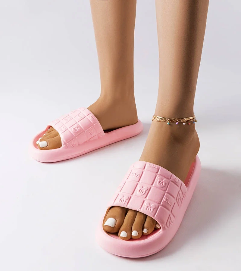 Ružové žabky do bazéna Janina