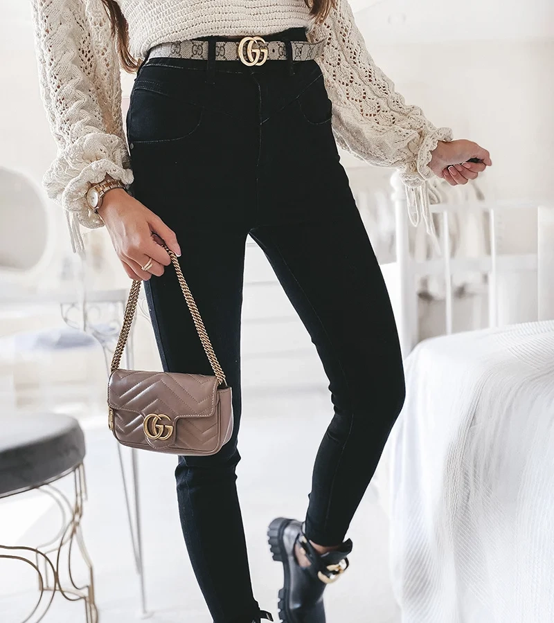 Čierne džínsy Charles