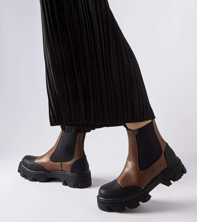 Hnedé čižmy Sibyla