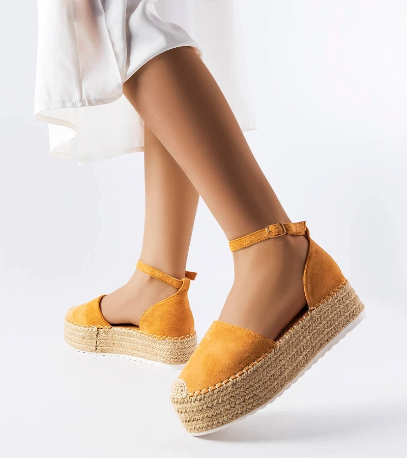 Hnedé espadrilky na platforme od Clousson