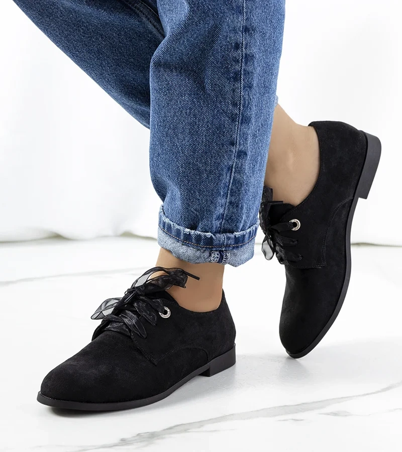 Čierne poltopánky Ename