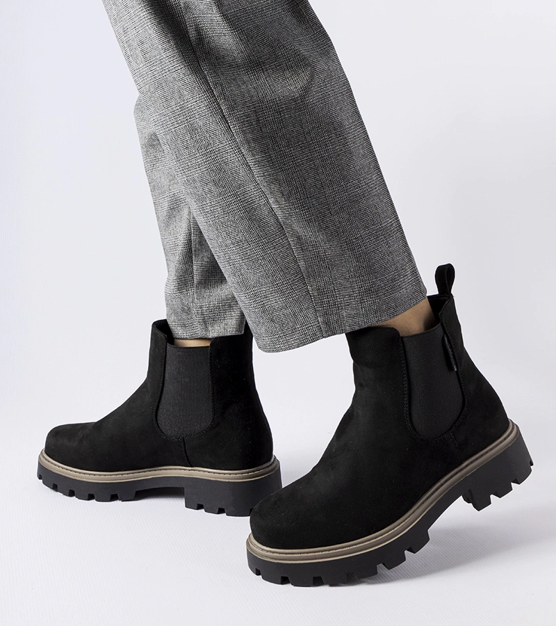 Čierne zateplené čižmy Big Star MM274372