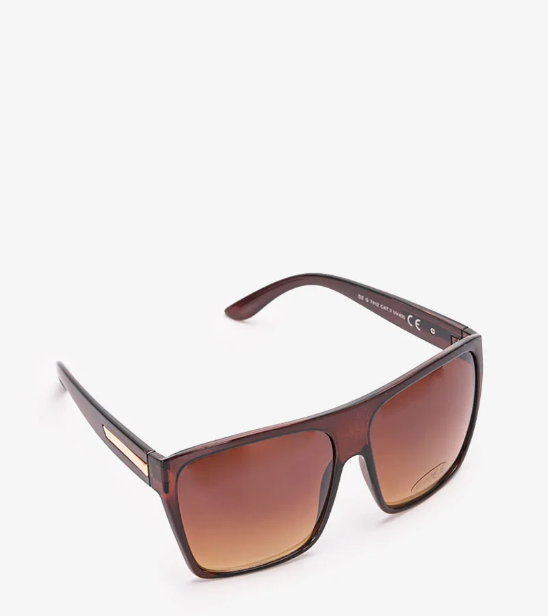 Hnedý štít slnečné okuliare Alsasko