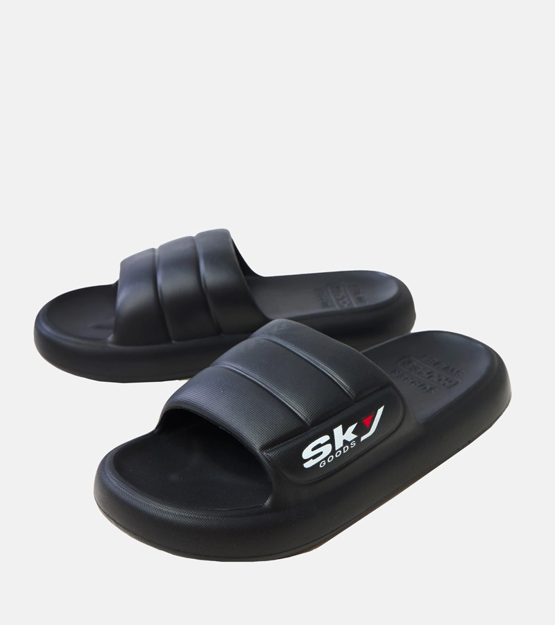 Čierne pánske gumové šľapky Torwald