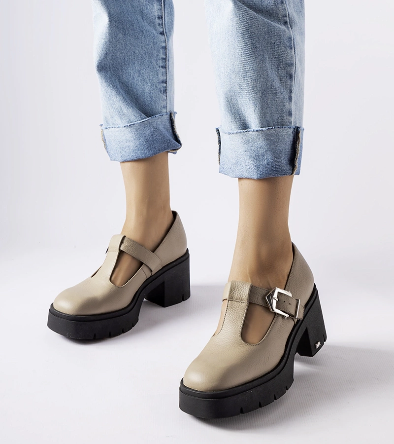 Béžové topánky Karino