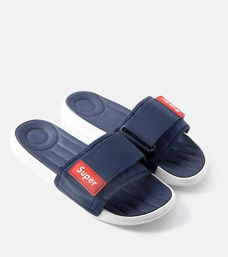 Pánske tmavomodré nastaviteľné žabky Alley