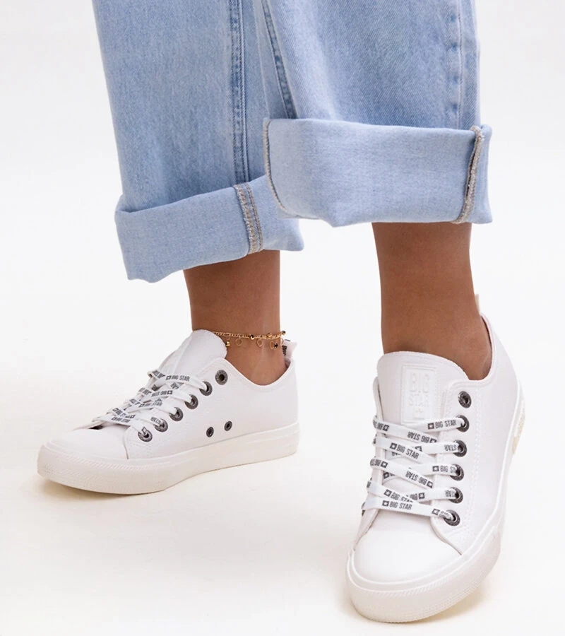 Biela tenisky z eko kože Big Star KK274105