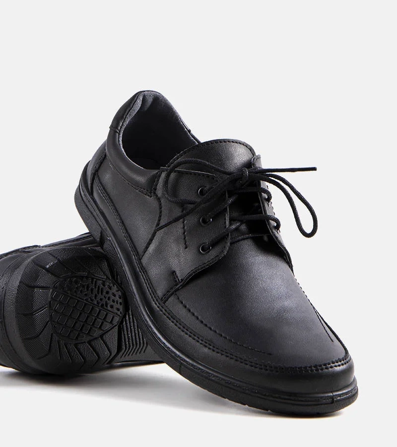 Čierne pánske poltopánky Ignat