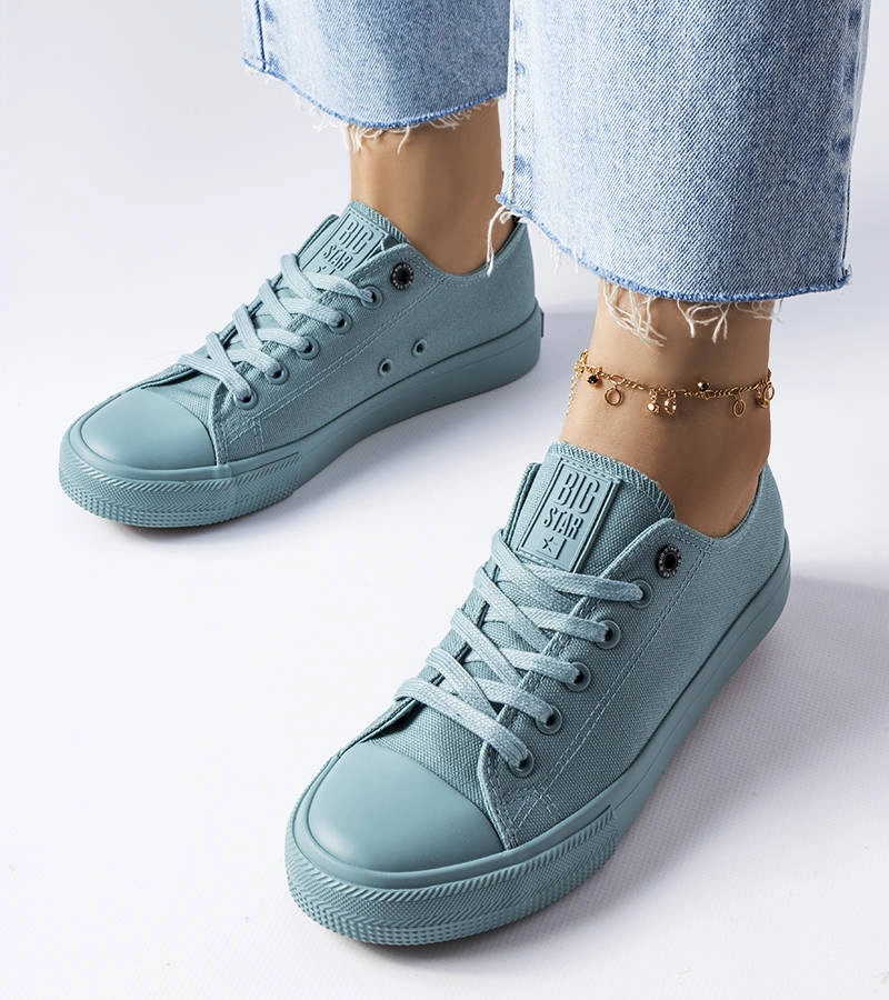 Zelené textilné tenisky Big Star LL274019