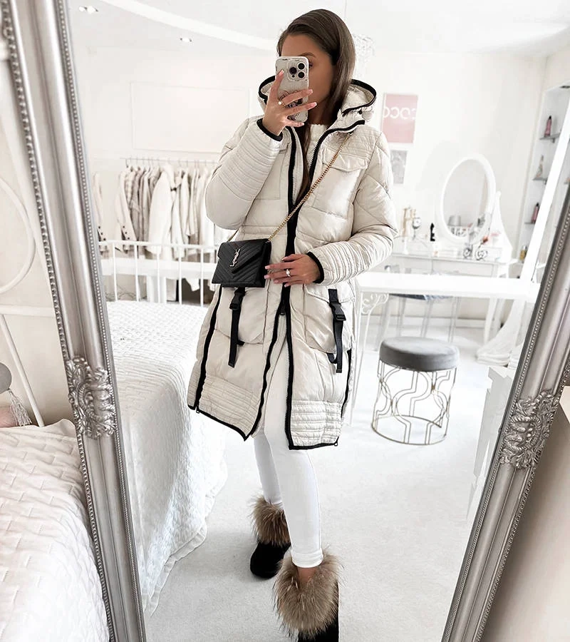 Žltý prešívaný kabát Averie