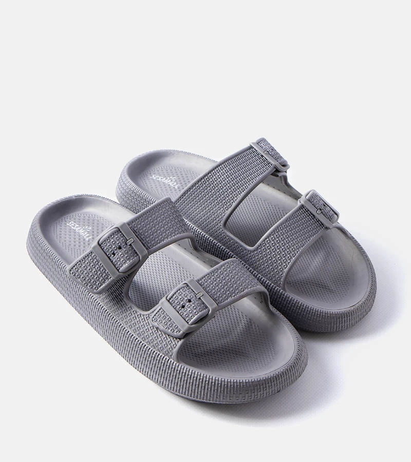 Šedé pánske žabky Karersee